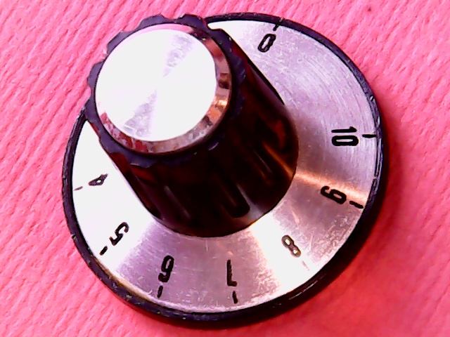 Knob Numbers 1-10 6mm