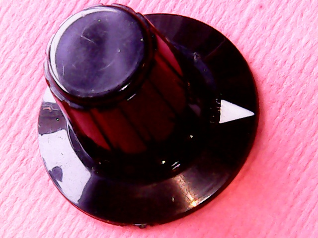 Knob Black Arrow 6mm