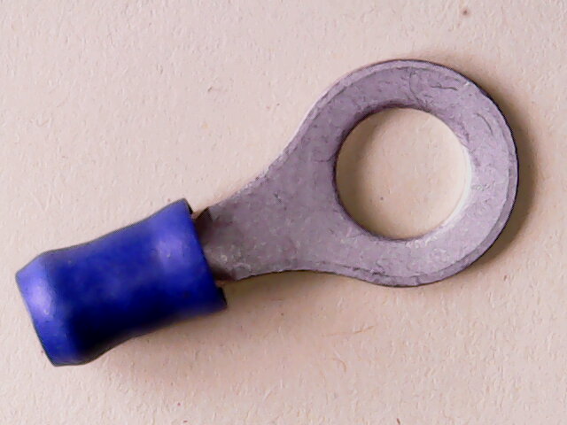 Kabelschoen Oog  M6 1.5-2.5 mm Blauw Geïsoleerd