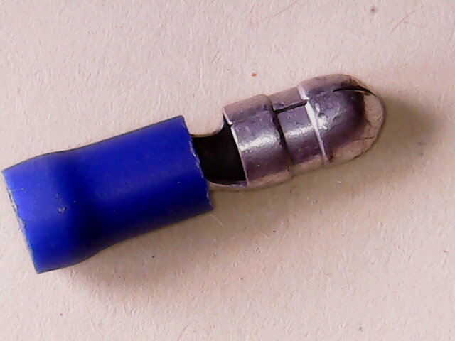 Kabelschoen Rondstekker 5 mm 1.5-2.5 mm Blauw Geïsoleerd