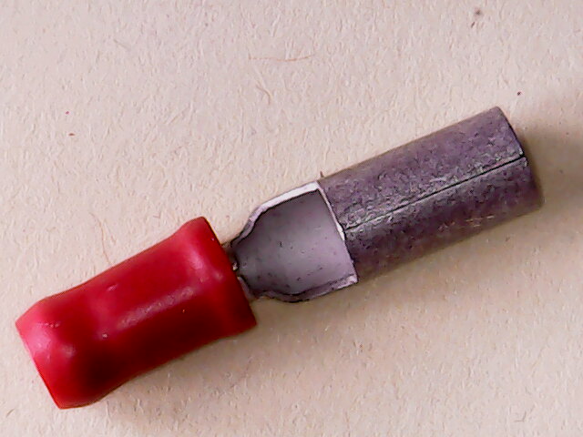 Kabelschoen Rondstekker 4 mm Huls 0.5-1 mm Rood Geïsoleerd