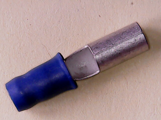 Kabelschoen Rondstekker 4 mm Huls 1.5-2.5 mm Blauw Geïsoleerd