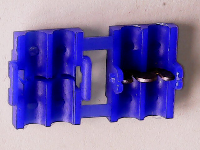 Aftakklem 2+2 1.5-2.5 mm Blauw