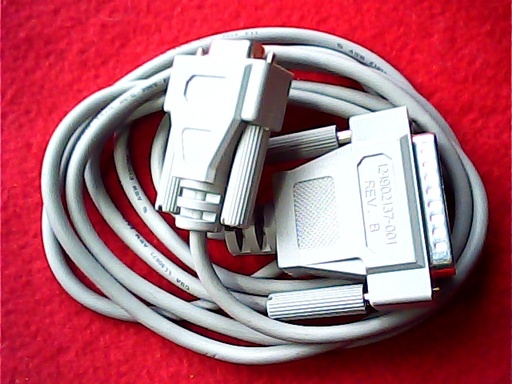 [VA-006292] Cable RS232 Sub-D9 Female <=> Sub-D25 Male 1.8M
