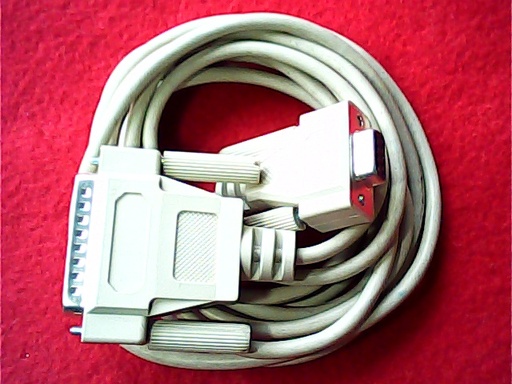 [VA-006293] Cable RS232 Sub-D9 Female <=> Sub-D25 Male 3M