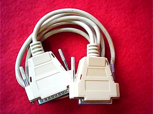 [VA-006296] Cable RS232 Sub-D25 Female <=> Sub-D25 Male 1.8M