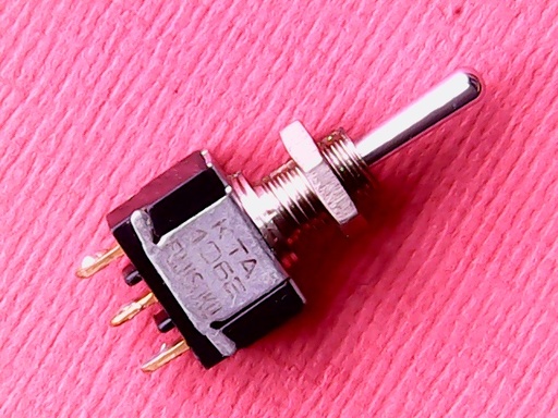 [VSS-007480] Toggle Switch Fujisoku KTA106E (used) On-Off-On SPDT