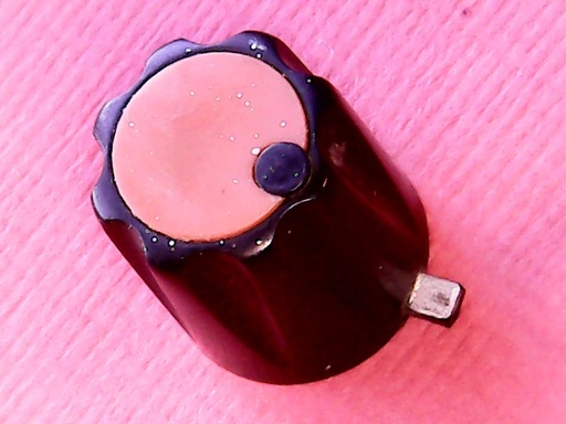 [VSK-008300] Knob Dynacord Orange 6mm D-shape