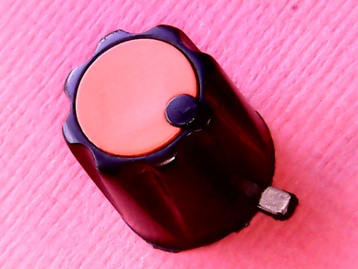 [VSK-008301] Knob Dynacord Orange 6mm D-shape