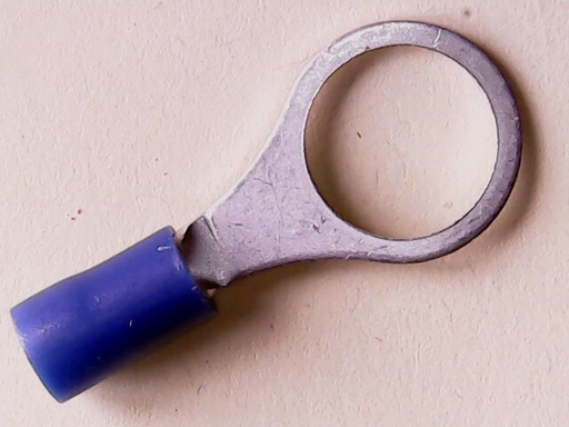 [VA-002596] Kabelschoen Oog M10 1.5-2.5 mm Blauw Geïsoleerd