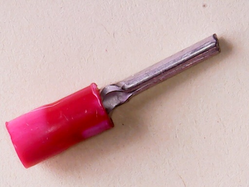 [VA-002606] Kabelschoen Pen  2 x 12 mm 0.5-1 mm Rood Geïsoleerd