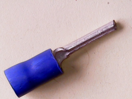 [VA-002610] Kabelschoen Pen  2 x 12 mm 1.5-2.5 mm Blauw Geïsoleerd