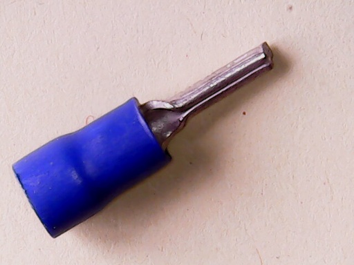 [VA-002611] Kabelschoen Pen  2 x  8 mm 1.5-2.5 mm Blauw Geïsoleerd