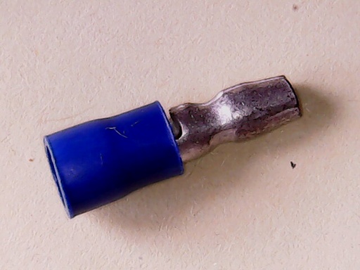 [VA-002617] Kabelschoen Rondstekker 4 mm 1.5-2.5 mm Blauw Geïsoleerd
