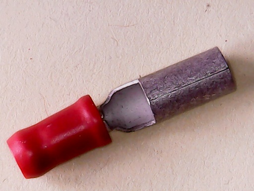 [VA-002619] Kabelschoen Rondstekker 4 mm Huls 0.5-1 mm Rood Geïsoleerd
