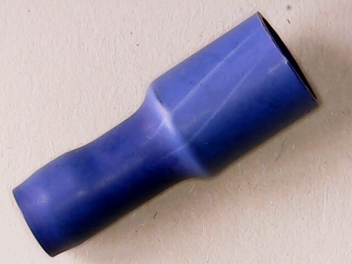 [VA-002624] Kabelschoen Rondstekker 5 mm Huls 1.5-2.5 mm Blauw Vol Geïsoleerd